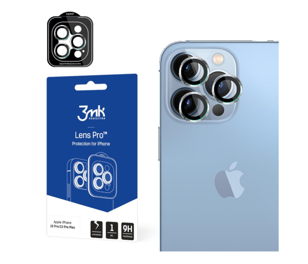 3MK Szkło na obiektyw aparatu do iPhone 13 Pro/13 Pro Max - 726573 - zdjęcie